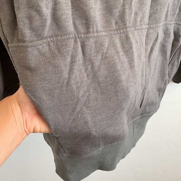 Grey Fabletics off shoulder sweatshirt - Picture 3 of 3